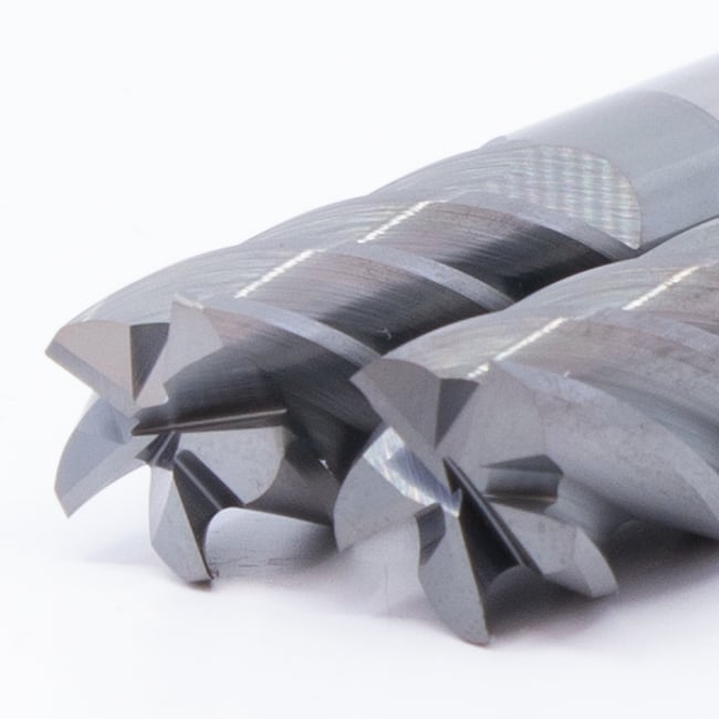 Uxcell 3pcs 2x6x7x51mm Helical Groove 4 Flutes HSS-AL